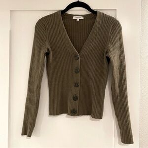 Madewell Cropped Cardigan, size S